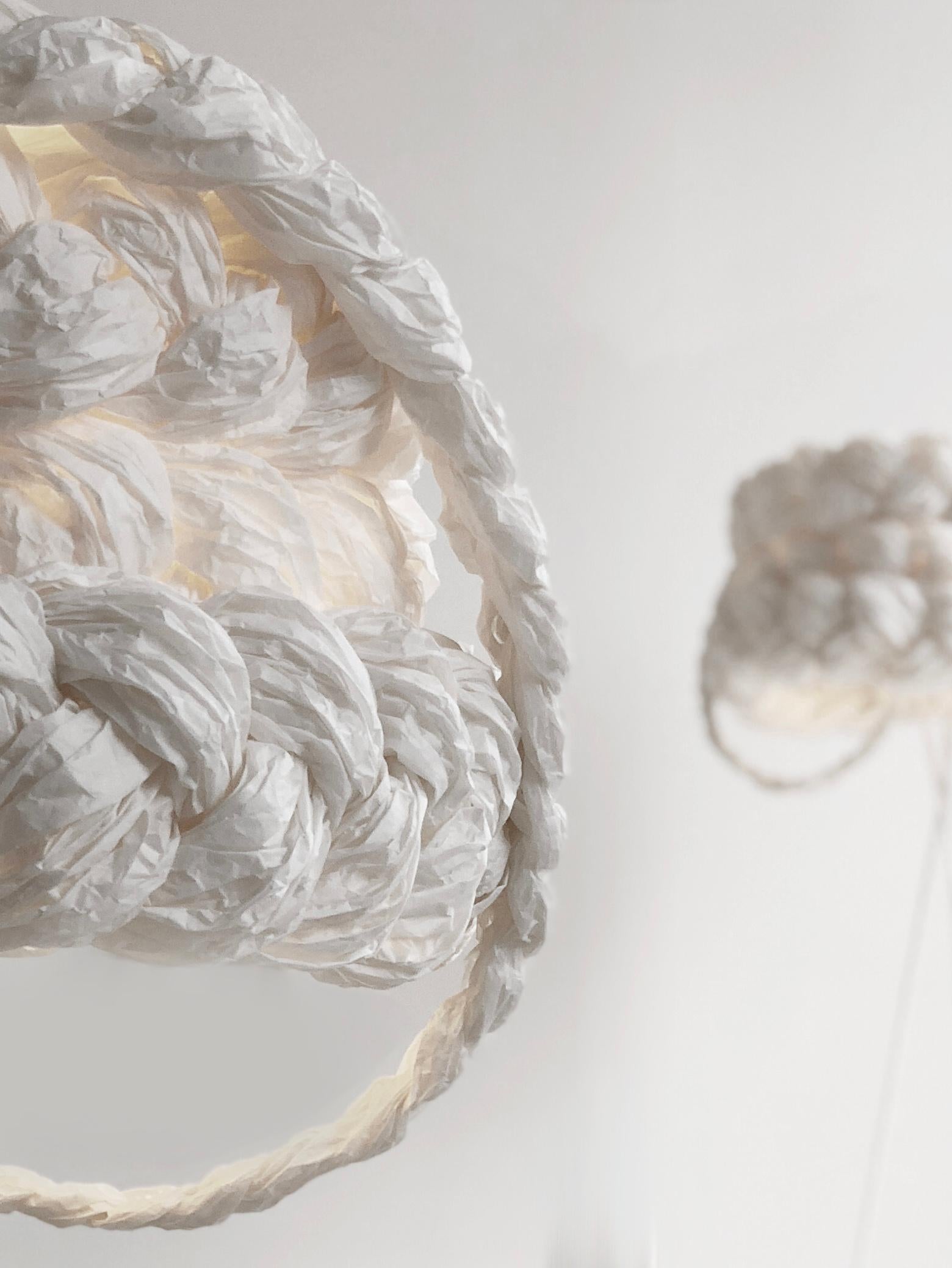 Autre The Bride Large White Floor Lamp by Mammalampa en vente
