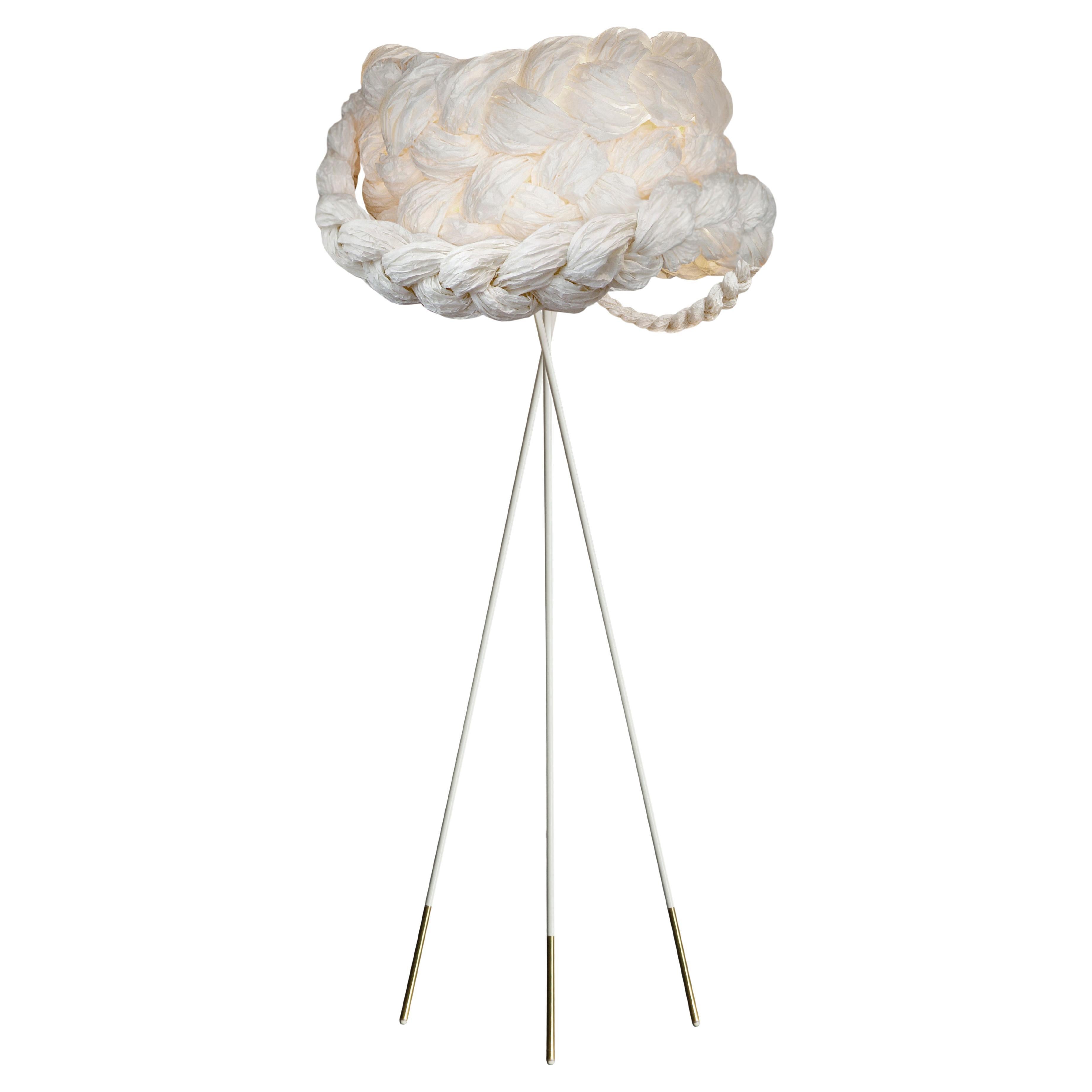 The Bride Large White Floor Lamp by Mammalampa