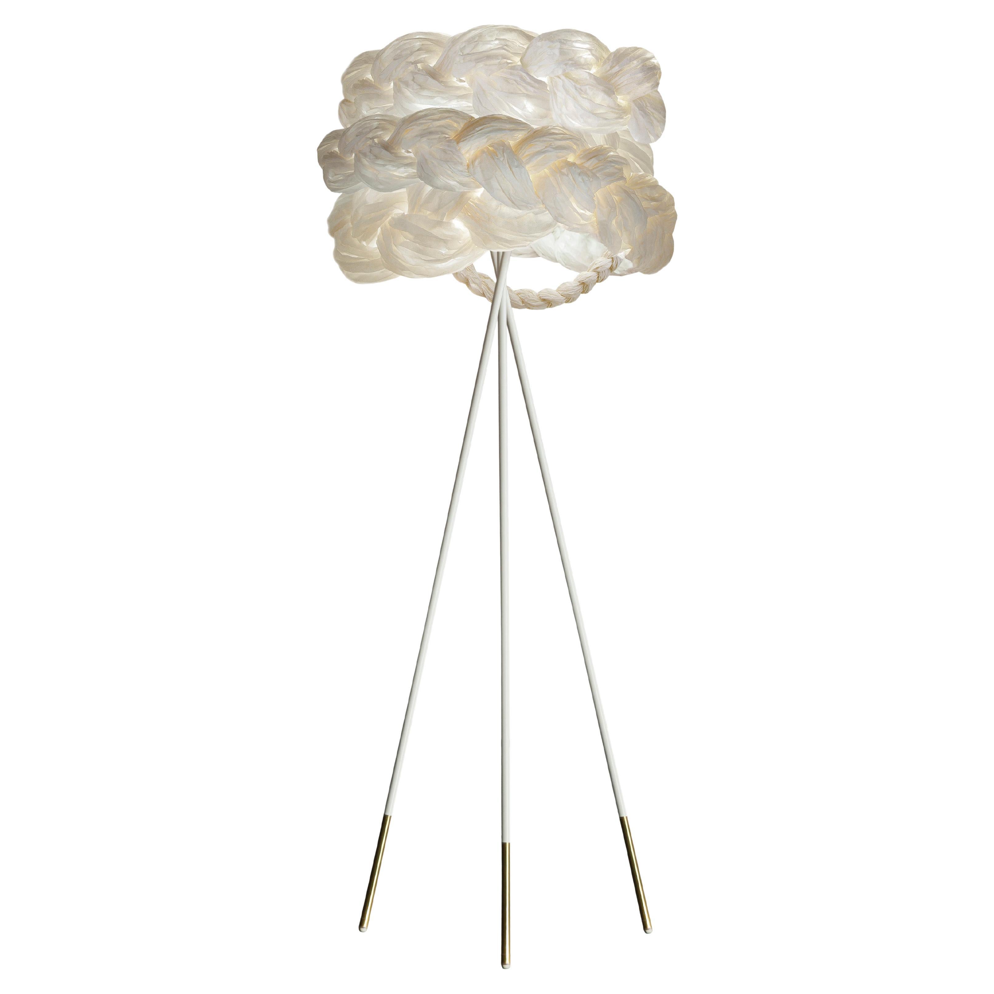 The Bride Medium White Floor Lamp by Mammalampa