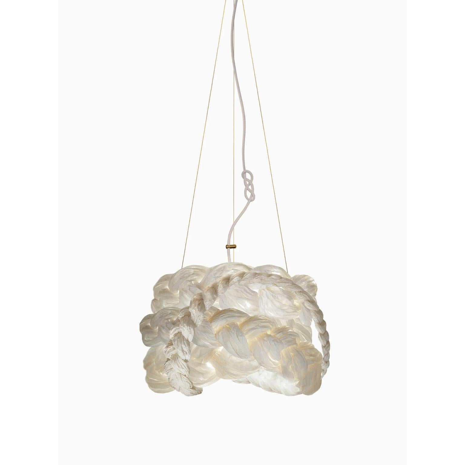 XXI secolo e contemporaneo Lampada a sospensione Bride Small Turquoise di Mammalampa in vendita