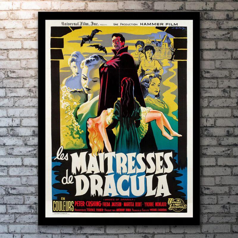 The Brides of Dracula, Unframed Poster, 1960

Original One Panel (47 x 63 inches). In the late 1950s, Hammer Studios revitalised the flagging horror film genre with a pair of first-rate chillers, The Curse of Frankenstein (1957) and Horror of