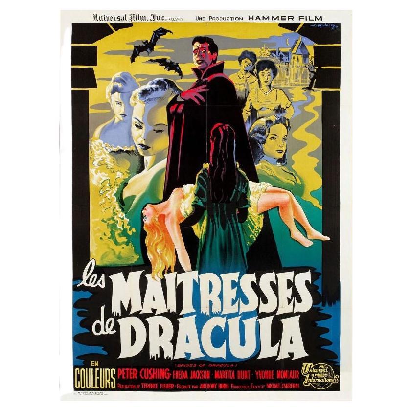 The Brides of Dracula, Unframed Poster, 1960 For Sale