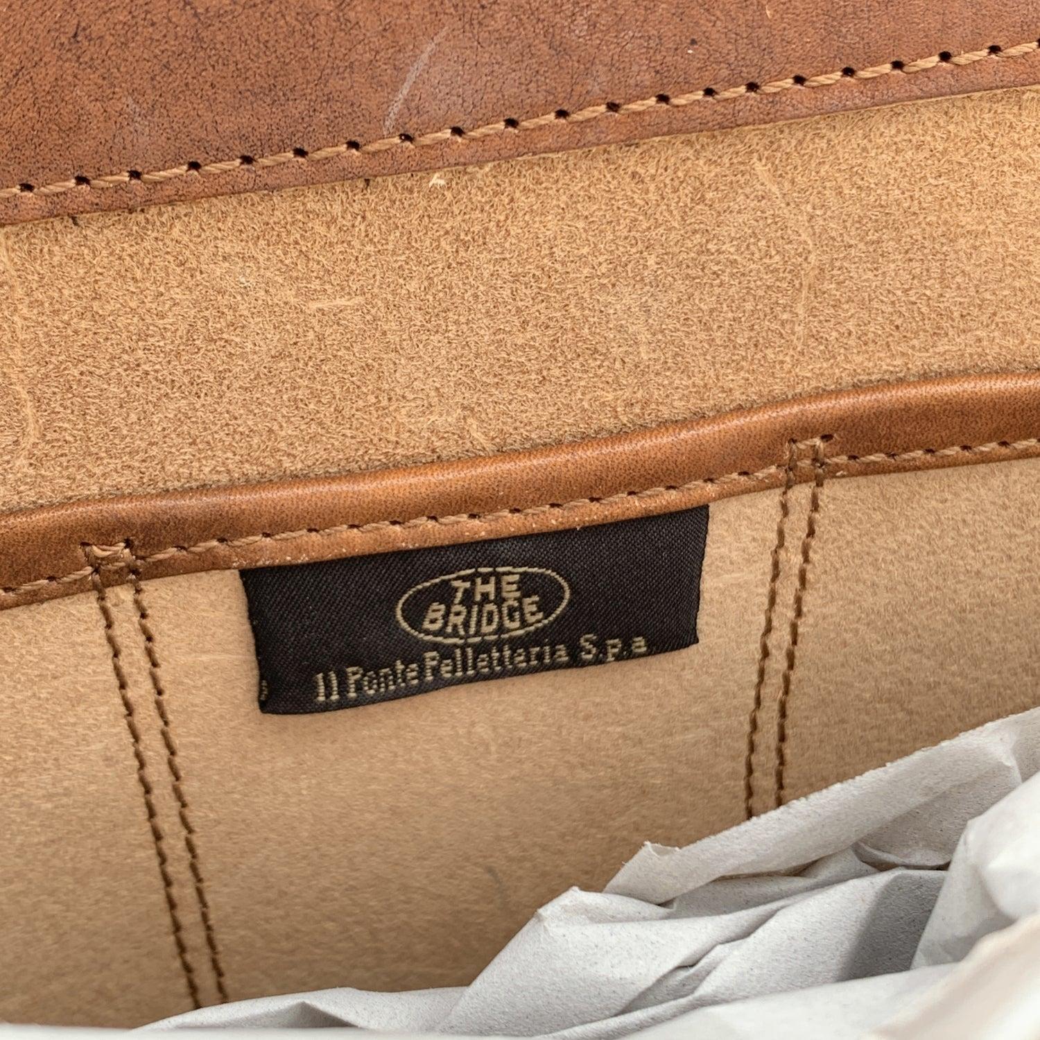 The Bridge Cartella in pelle marrone con 3 soffietti Borsa da lavoro In condizioni ottime a Rome, Rome