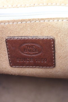 The Bridge Brown Leather Shoulder Shopper Bag