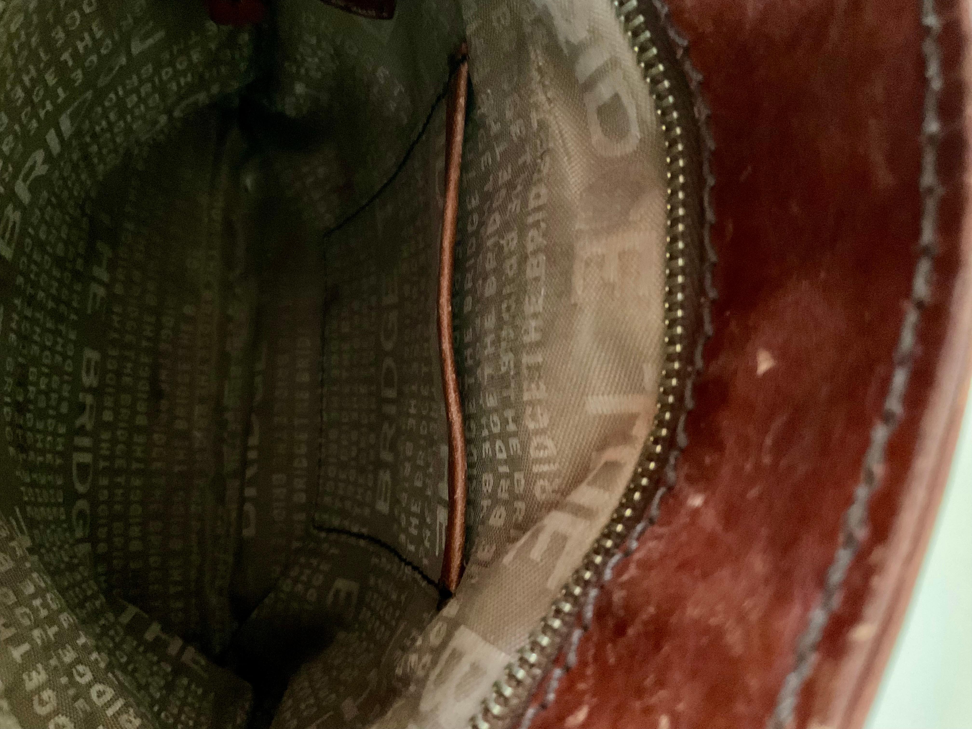 The Bridge Leder Crossbody Tasche 1980er im Angebot 6