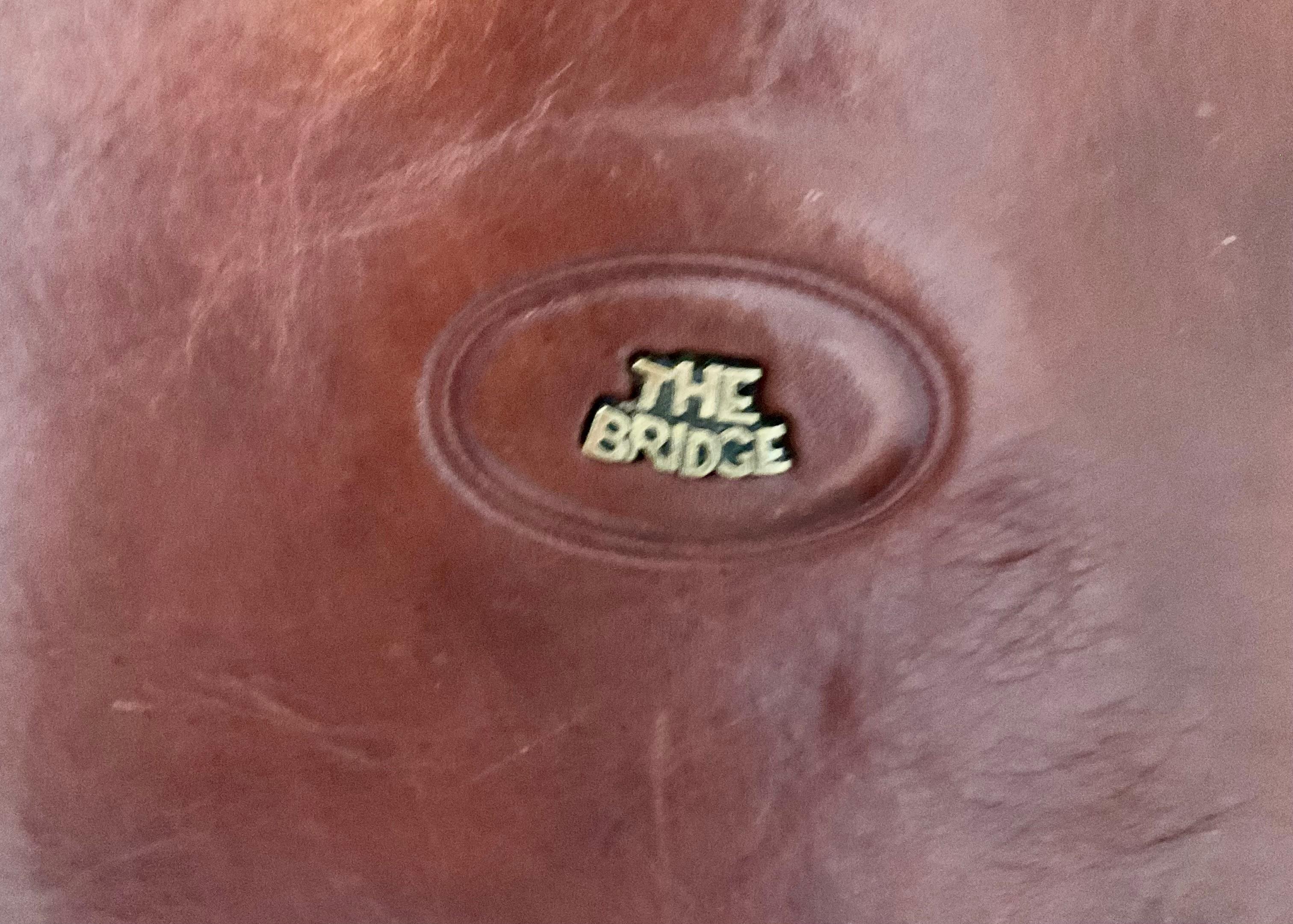 The Bridge Leder Crossbody Tasche 1980er Herren im Angebot