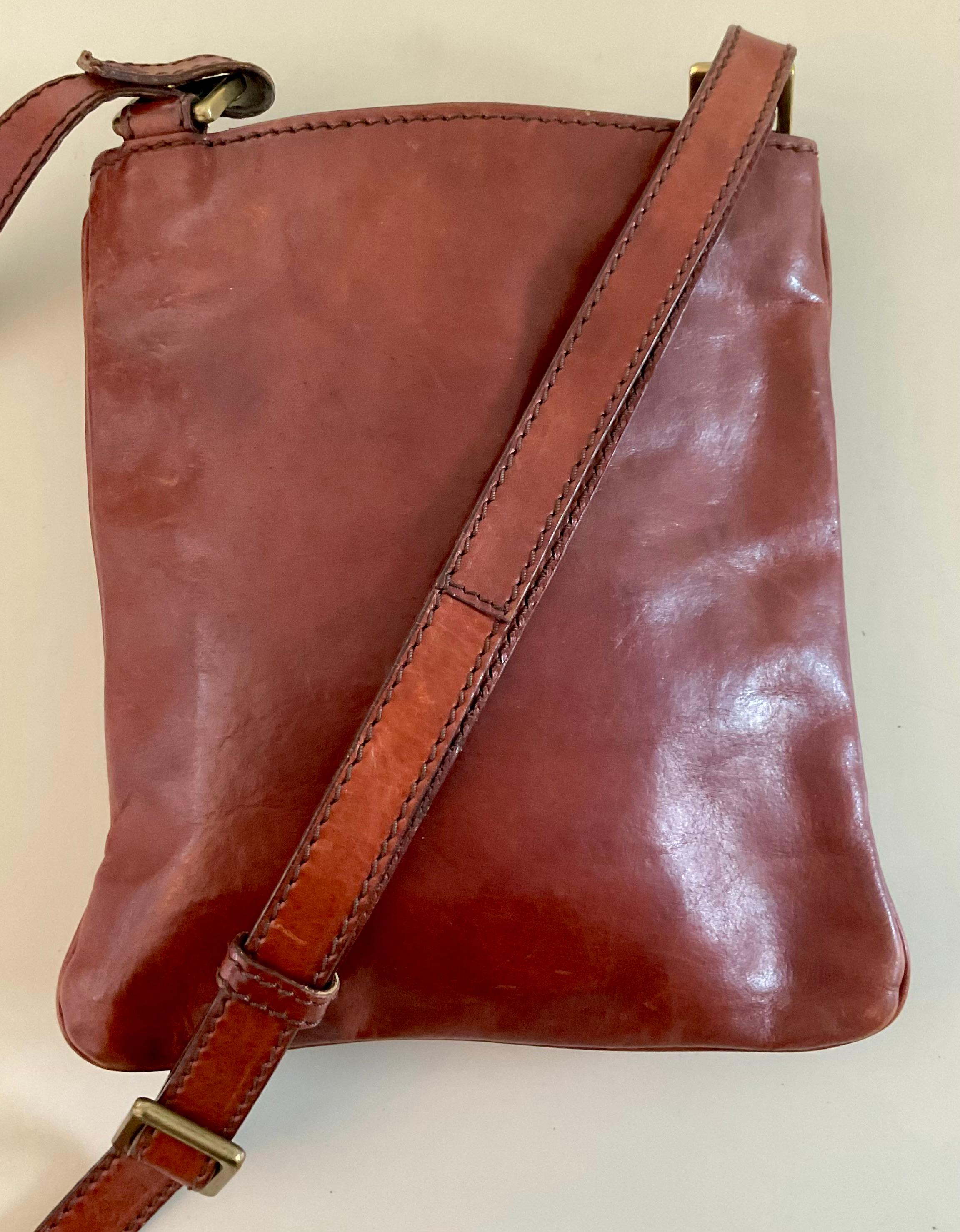 The Bridge Leder Crossbody Tasche 1980er im Angebot 3