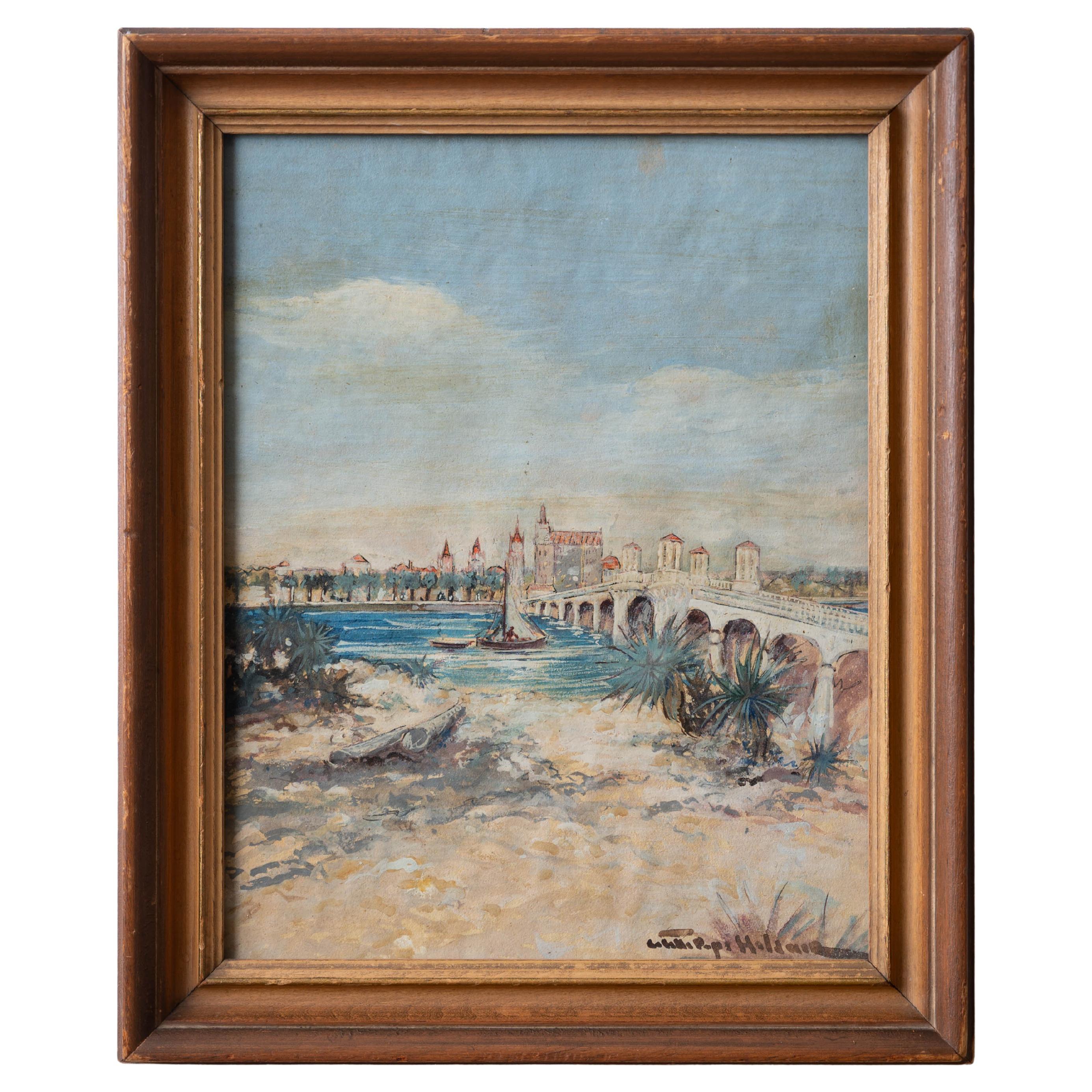 Le pont des lions, Saint-Augustin par Collette Pope Heldner