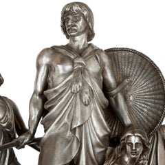 Brighton Cup, Very Large Silver and Bronze Horse Racing Trophy by Monti