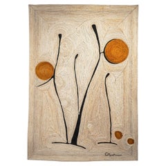 THE BRINGERS OF LIGHT One-of-a-kind sisal tapestry by OAK Studio, 2021