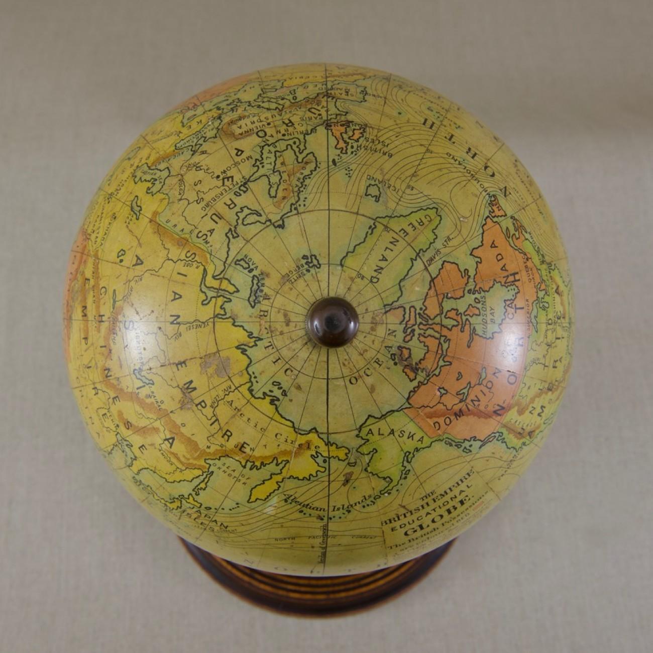 British Empire Educational Globe, circa 1890 In Good Condition In London, GB