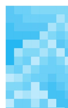 Bruce Mosaïque Imprimée Montagne de haute qualité Impression Cyan