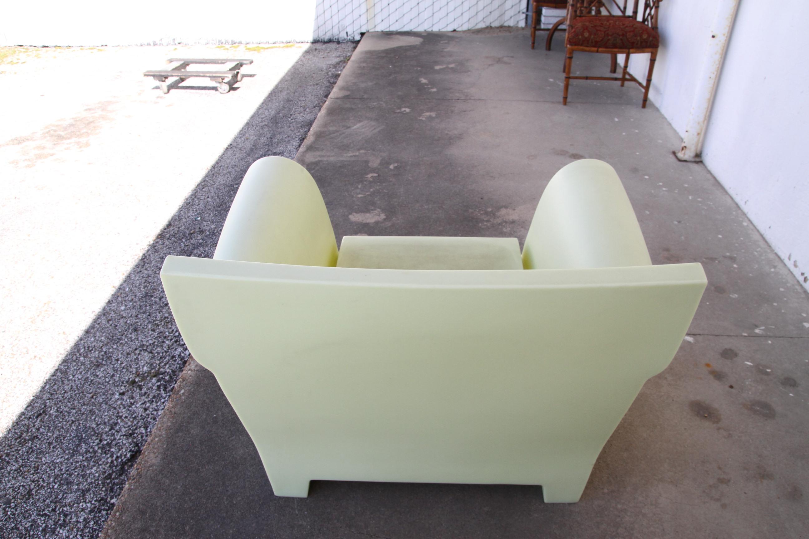 French The Bubble Club Armchair by Kartell  Philippe Starck For Sale