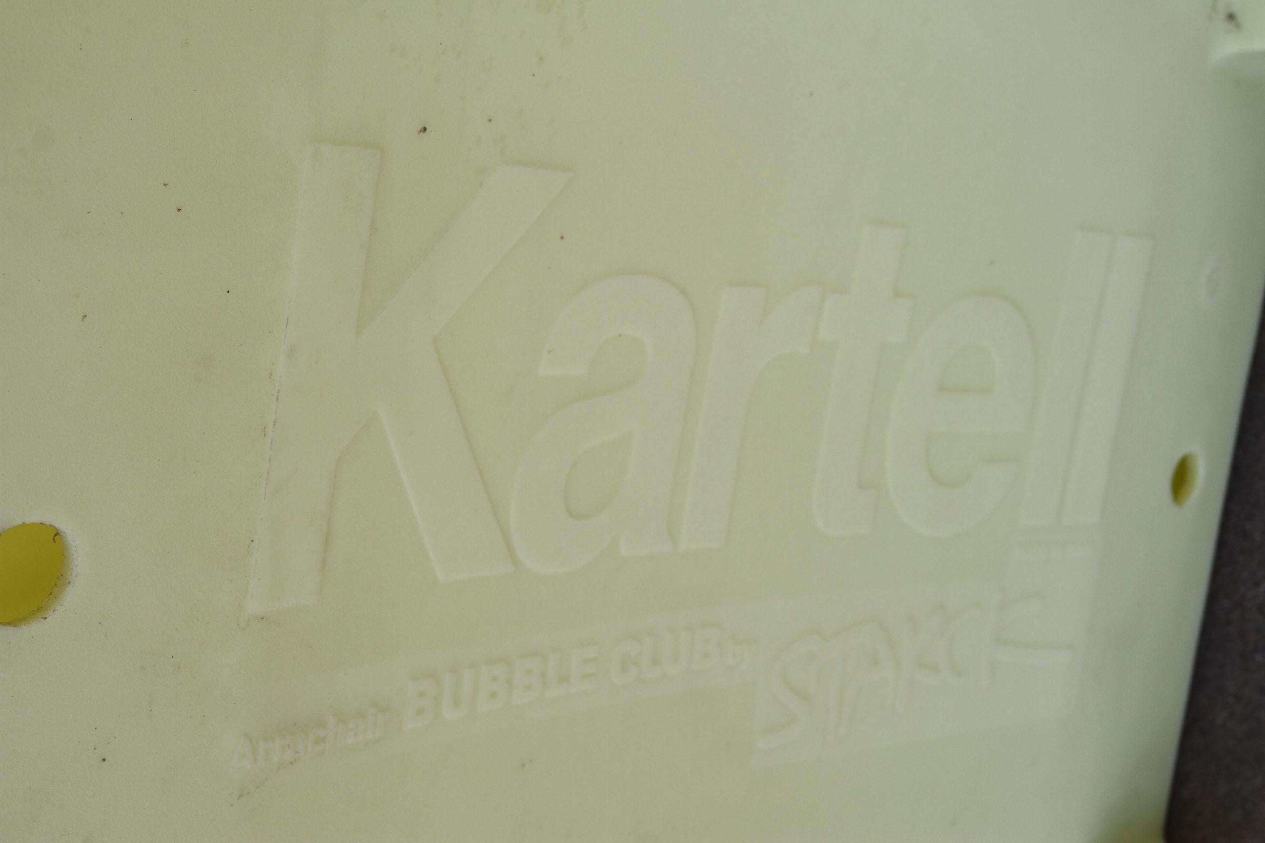 Contemporary The Bubble Club Armchair by Kartell  Philippe Starck For Sale