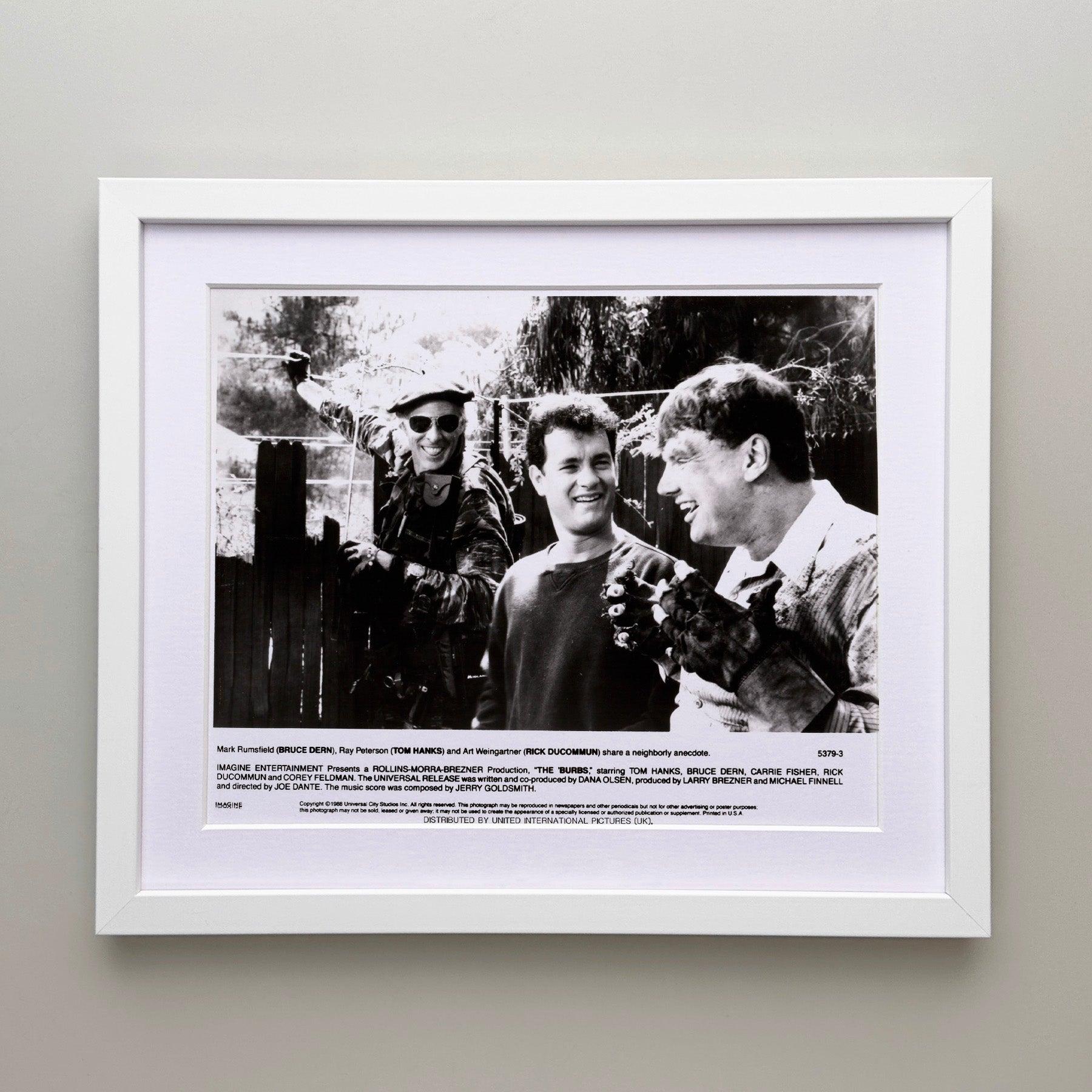 The Burbs 1989 Publicidad Película Película Prensa Fotograma Enmarcado Estadounidense en venta