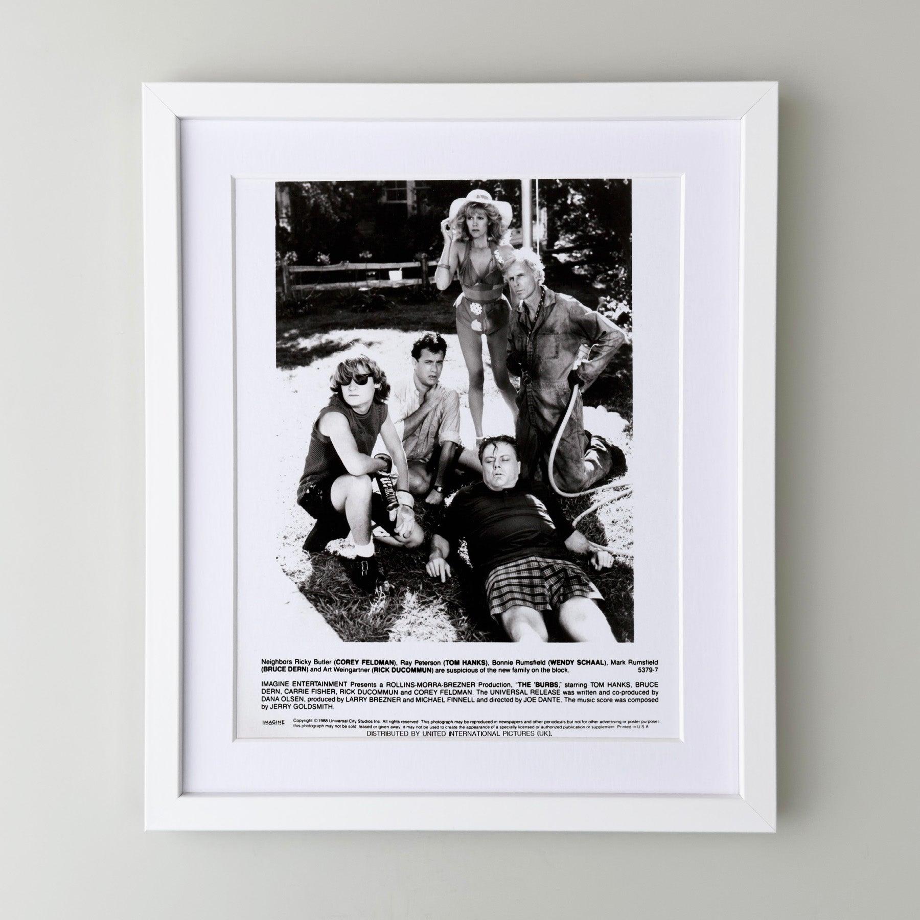The Burbs 1989 Publicidad Película Película Prensa Fotograma Enmarcado Estadounidense en venta
