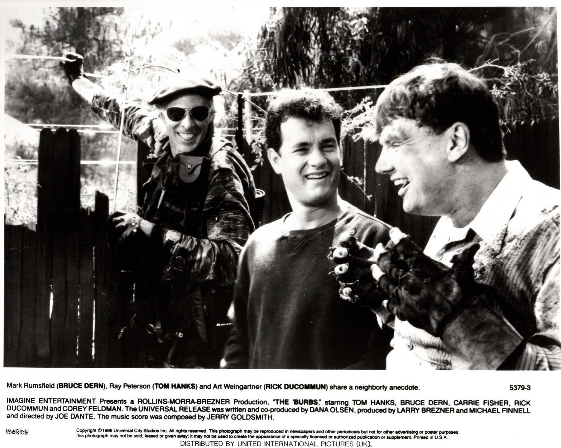The Burbs 1989 Publicidad Película Película Prensa Fotograma Enmarcado Papel en venta