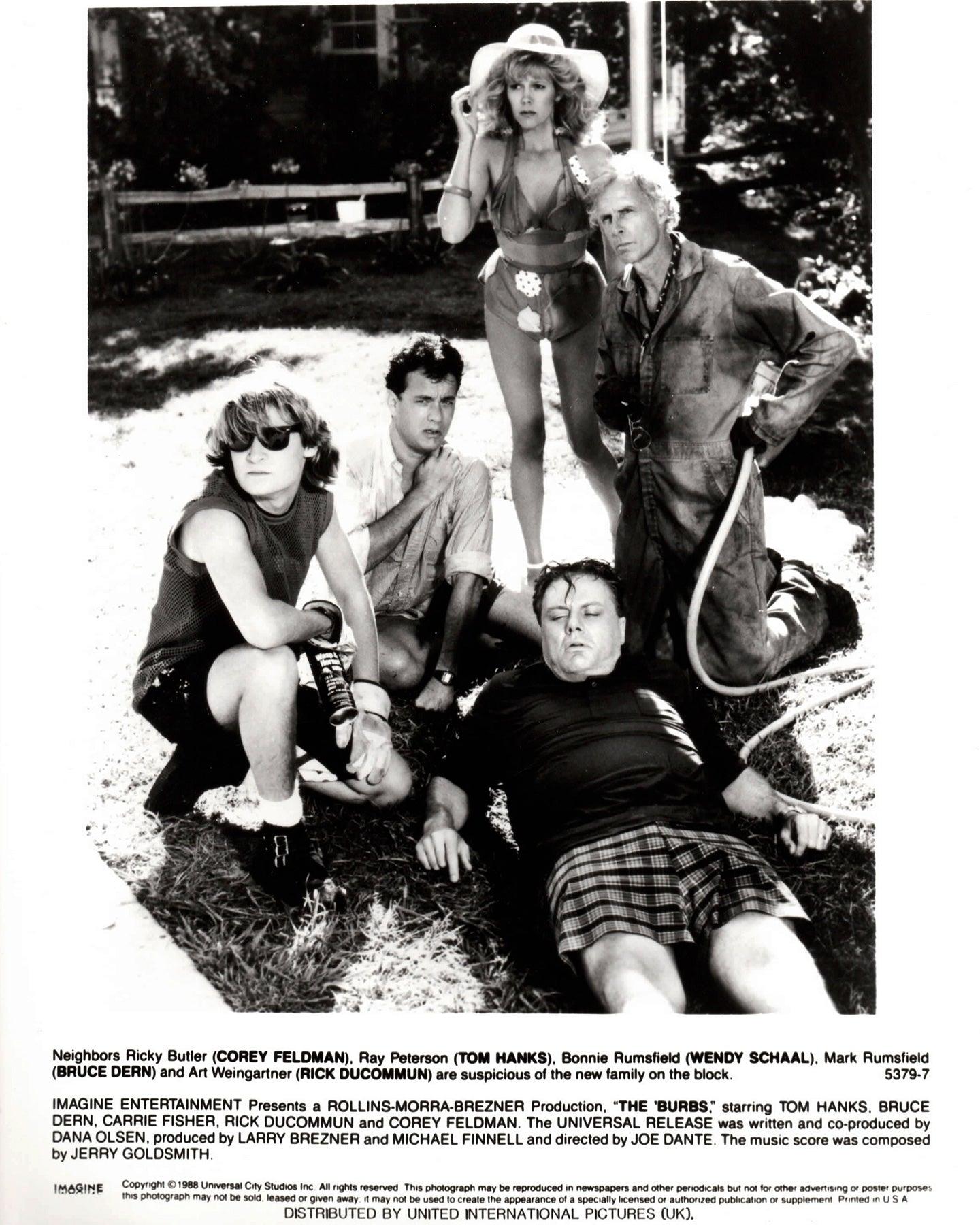 The Burbs 1989 Publicidad Película Película Prensa Fotograma Enmarcado Papel en venta