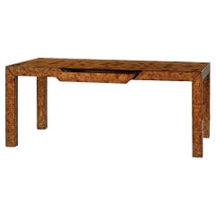 The Burl Wood Parson Desk
