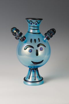 Burlesco-Vase  Es wurde 1960 von Egido Constantini für Fucina degli Angeli hergestellt