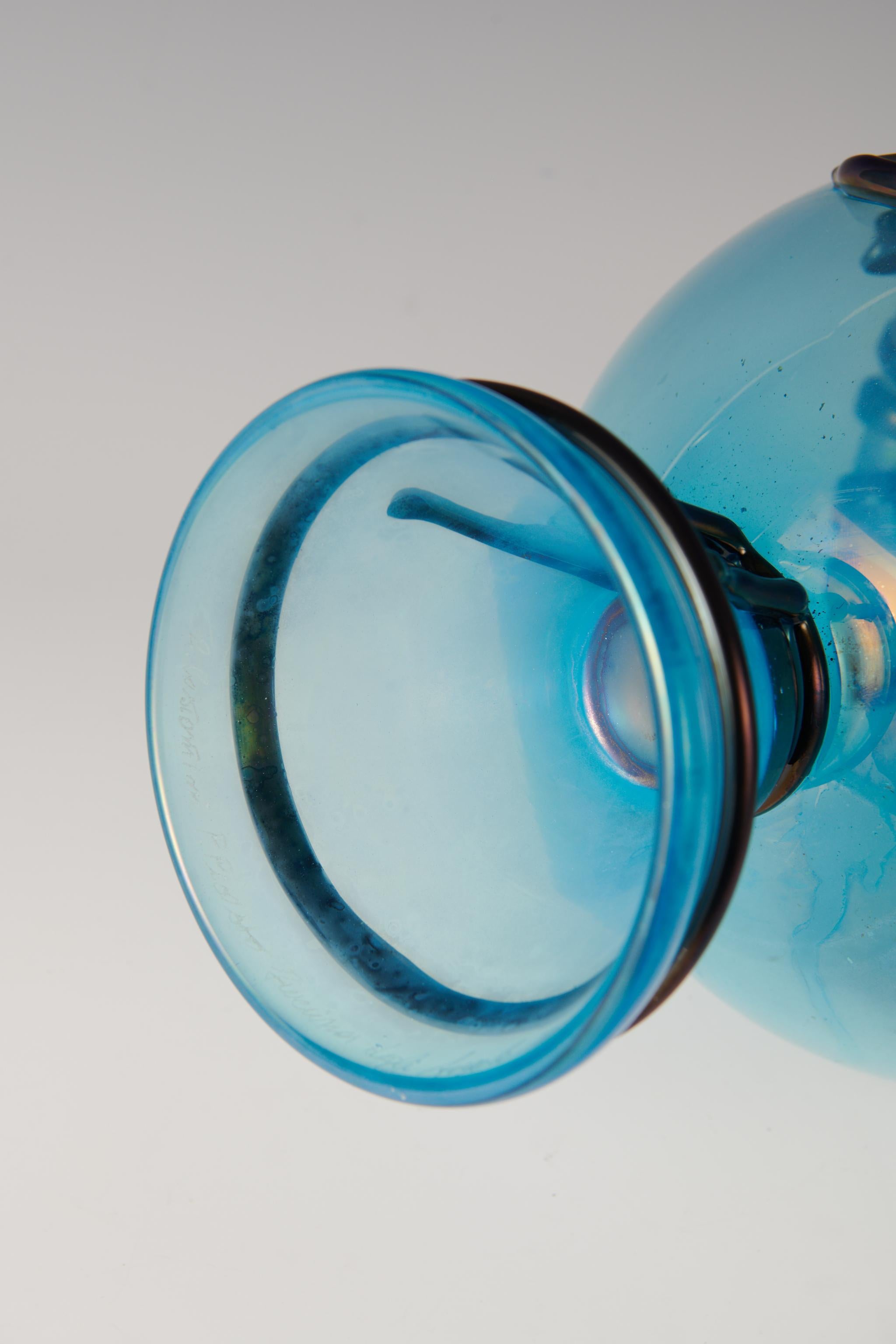 Burlesco-Vase  Es wurde 1960 von Egido Constantini für Fucina degli Angeli hergestellt (Handgefertigt) im Angebot