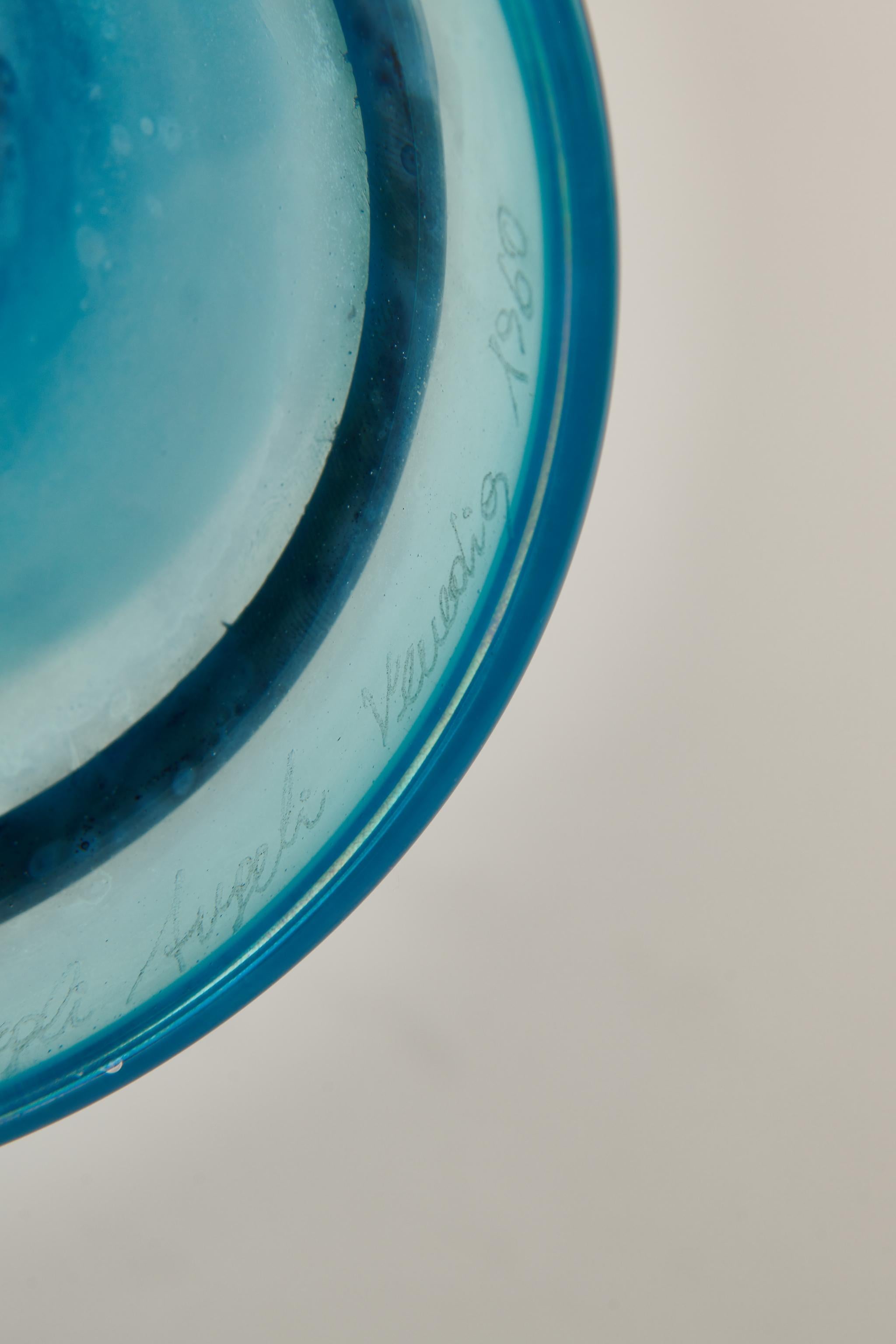 Burlesco-Vase  Es wurde 1960 von Egido Constantini für Fucina degli Angeli hergestellt (Mitte des 20. Jahrhunderts) im Angebot