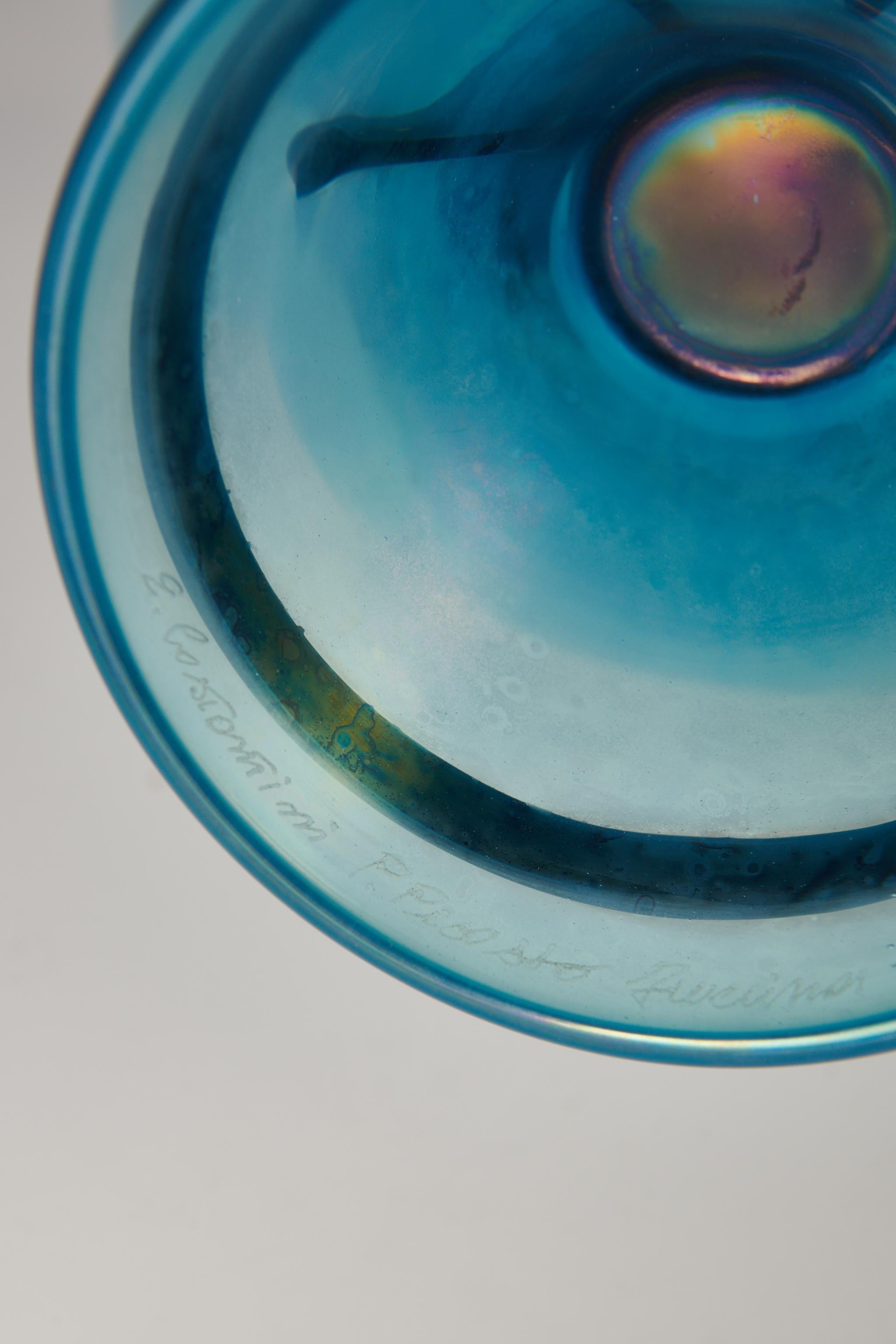 Burlesco-Vase  Es wurde 1960 von Egido Constantini für Fucina degli Angeli hergestellt im Angebot 1