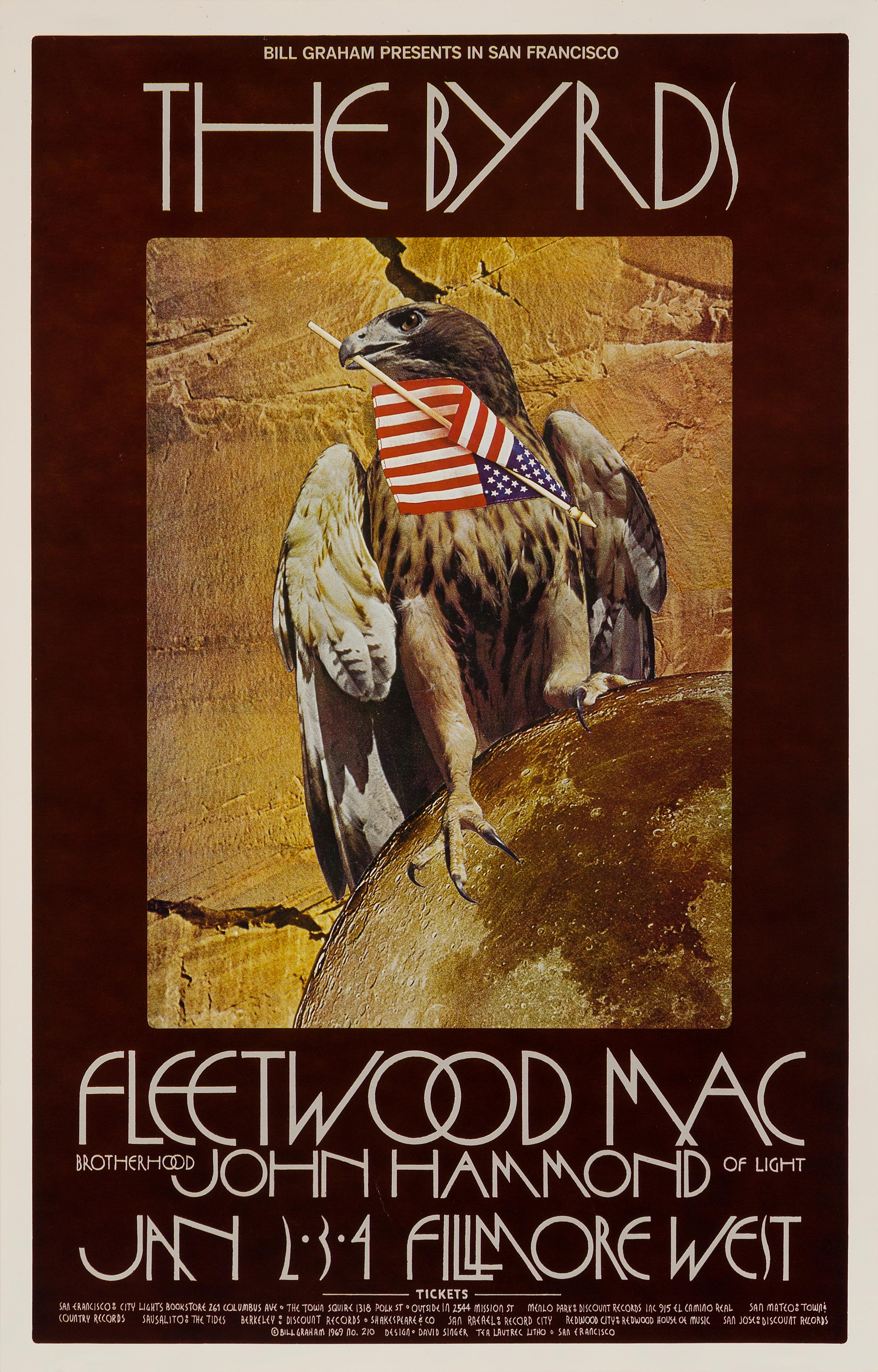 vintage fleetwood mac poster