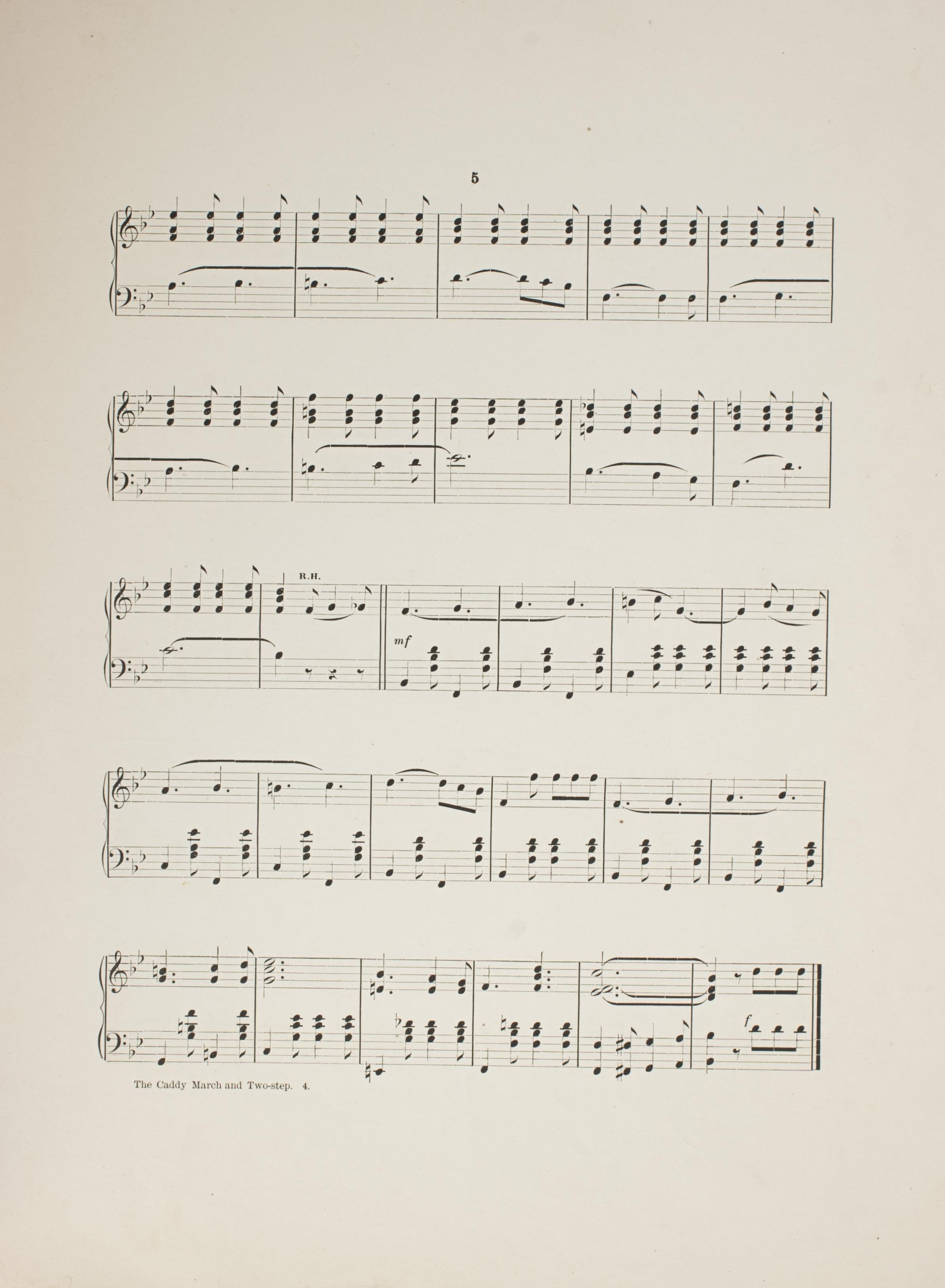 Der Caddie - März & Two Step von Fred T. Ashton im Angebot 2