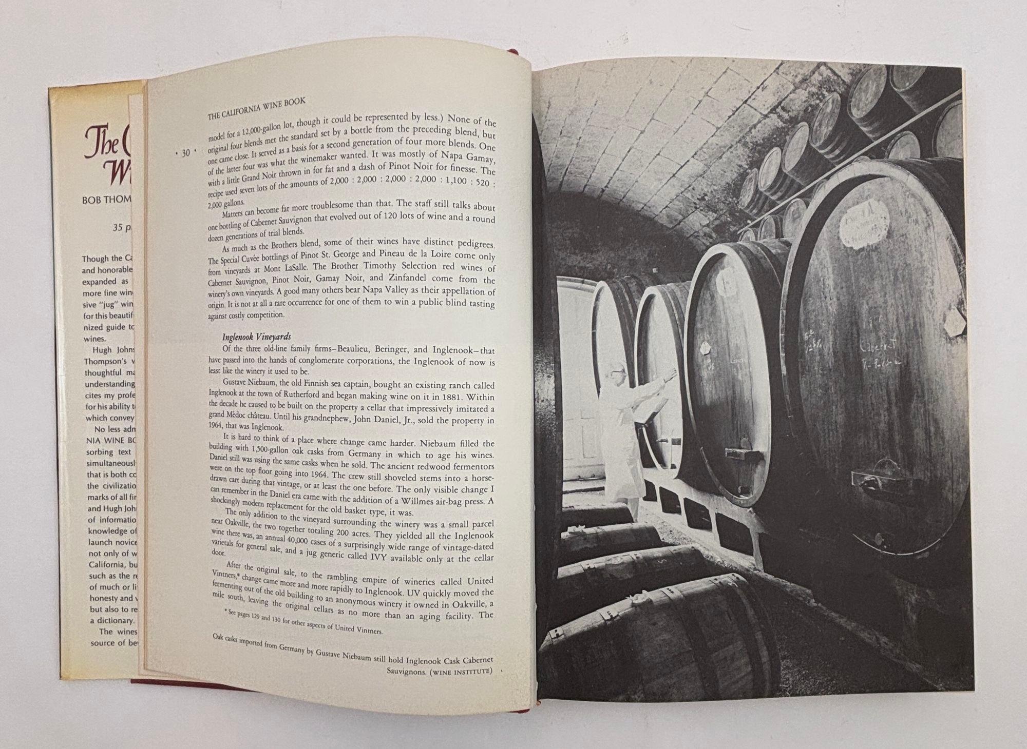 Paper The California Wine Book For Sale