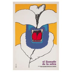 The Call of the Wild c1975 Cuban Film Poster, Bachs
