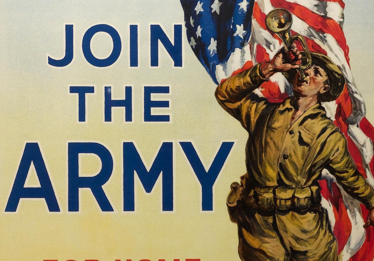 join the army ww1 poster