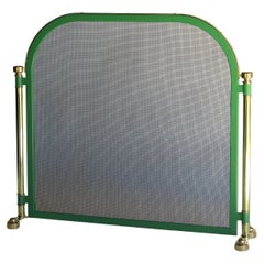 The Callista brass & Iron Fire Screen by Betzinger Designs Any color any size