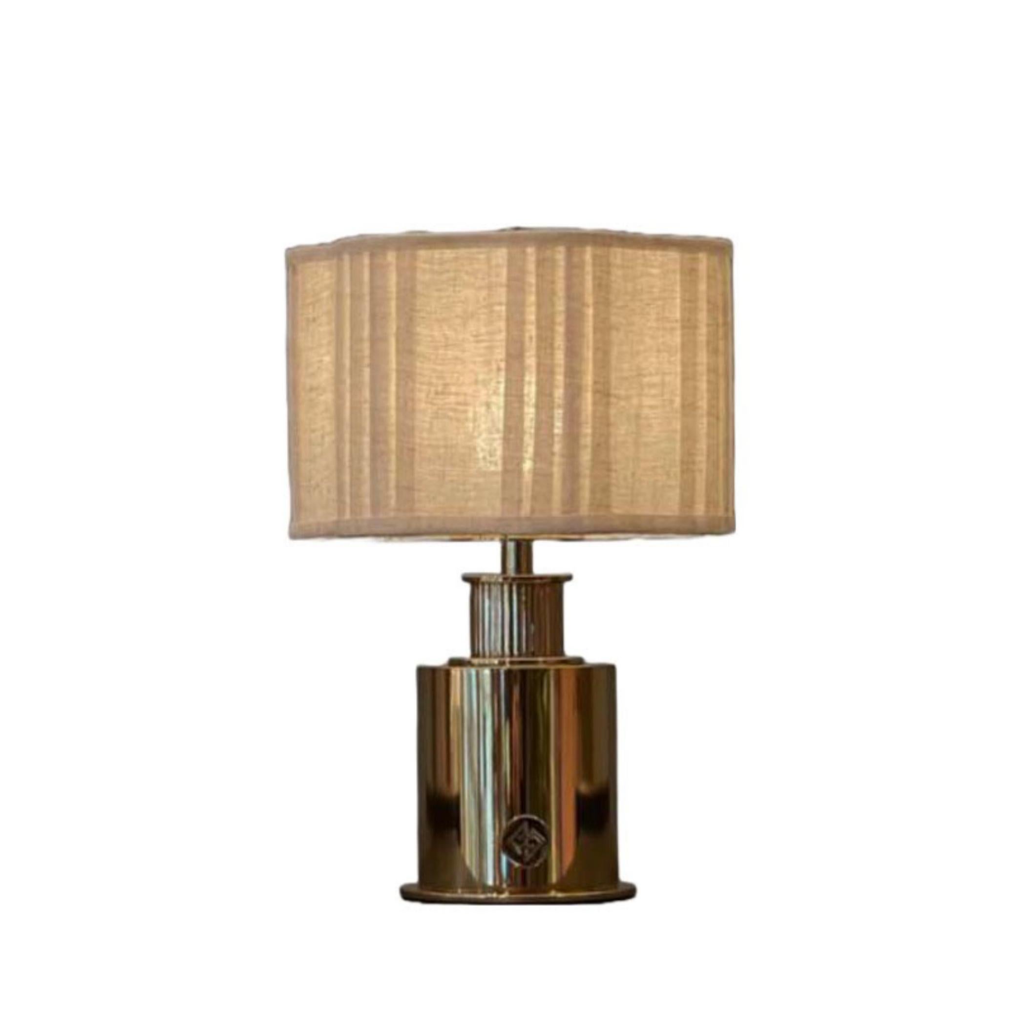 Anodized THe Camellia Portable LED Lamp in Glass and Bronze by André Fu Living For Sale