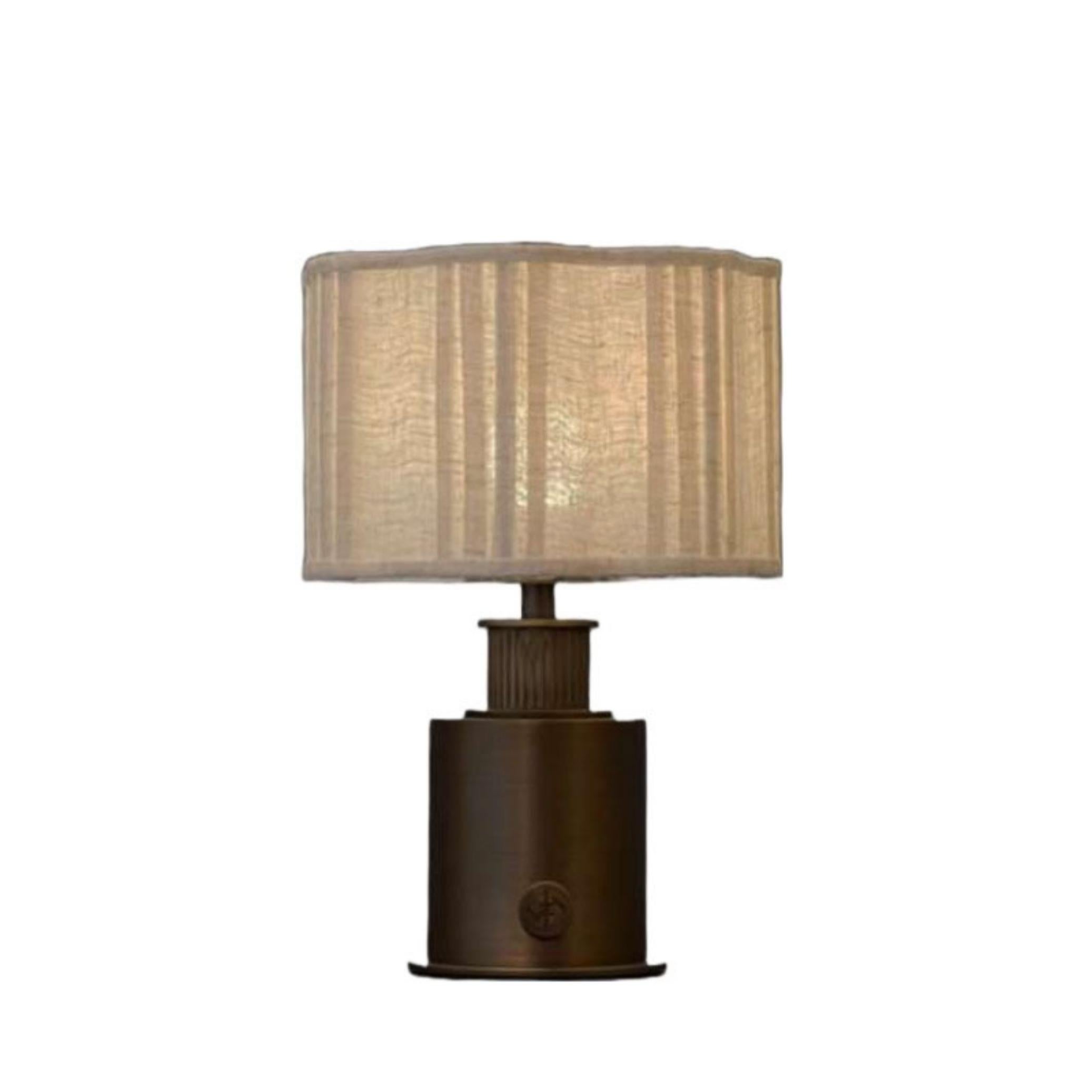 The Camellia Portable LED Lamp in Glass and Bronze by André Fu Living Neuf - En vente à Admiralty, HK