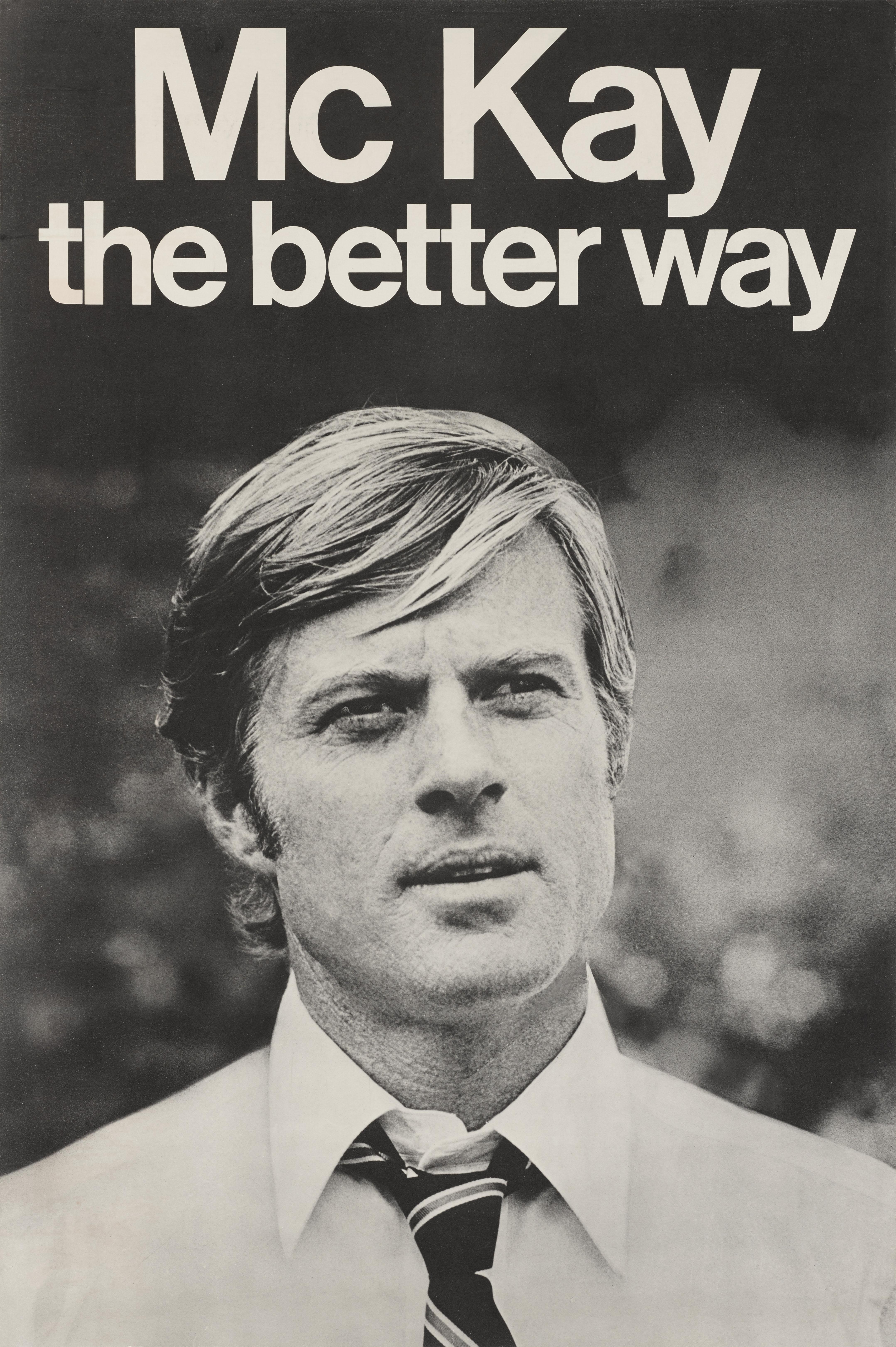 Dies ist eine sehr hintere Original US-Filmplakat für The Candidate 1972.
Dieses besondere Plakat wurde so gestaltet, dass es wie ein Wahlkampfplakat aussieht.
Der Film mit Robert Redford in der Hauptrolle und unter der Regie von Michael