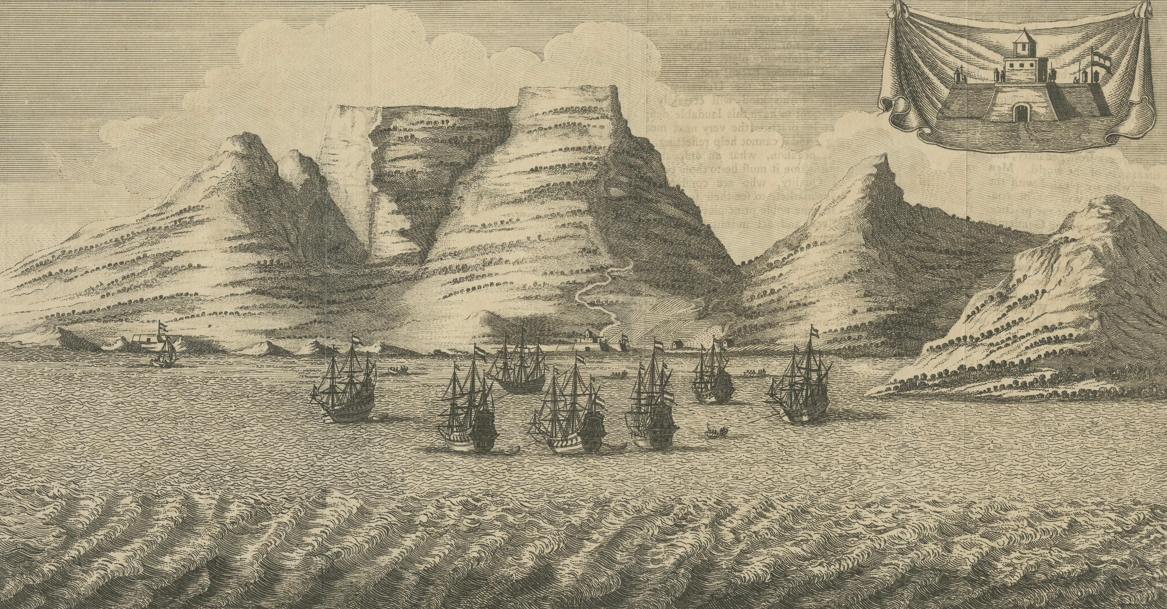 The Cape of Good Hope — VOC Anchorage and Table Mountain, c.1750