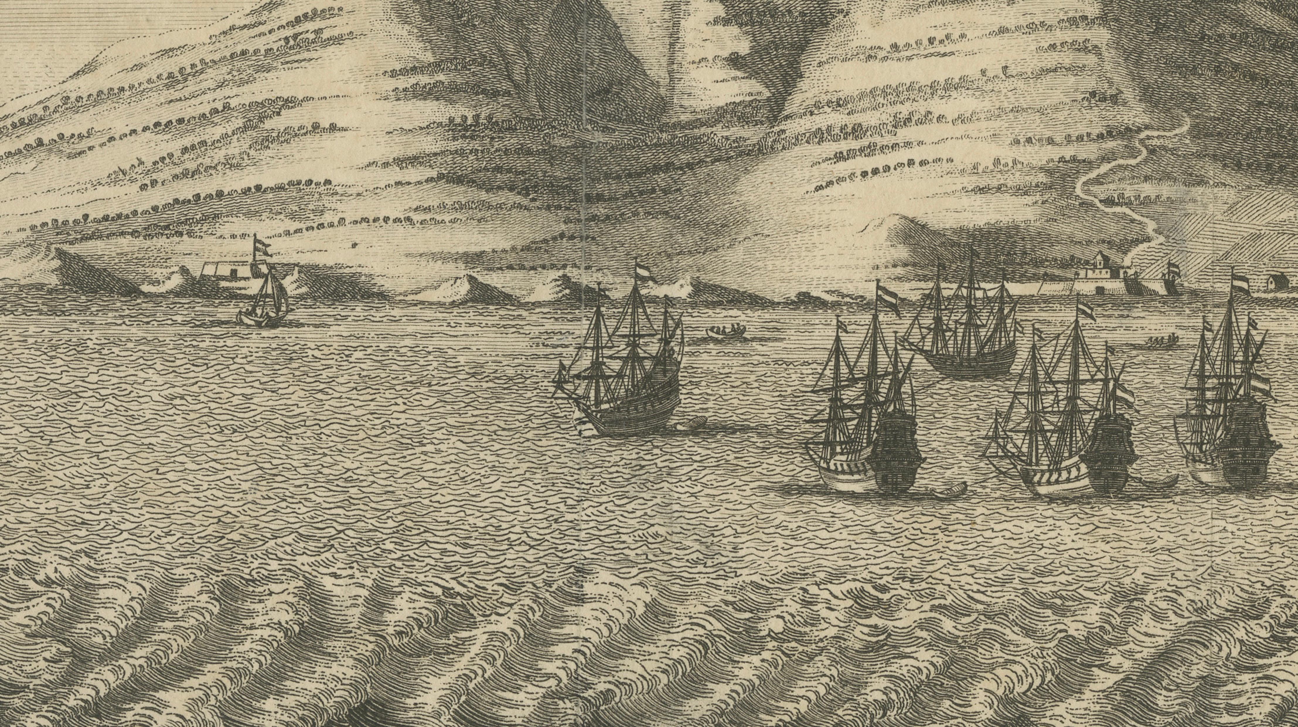 The Cape of Good Hope — VOC Anchorage and Table Mountain, c.1750