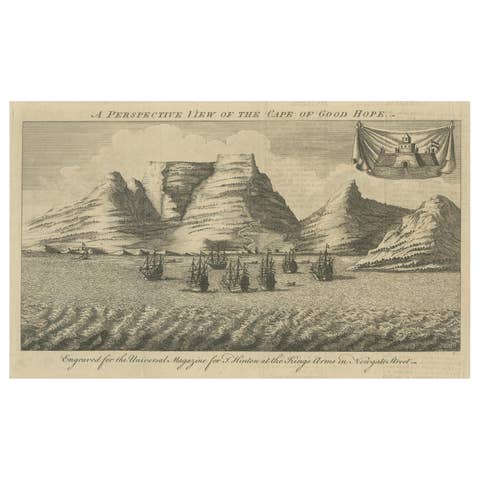 The Cape of Good Hope — VOC Anchorage and Table Mountain, c.1750