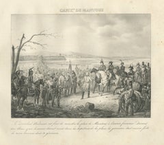 The Capitulation of Mantua, Marshal Wurmser, Antique Madou Lithograph, 1827