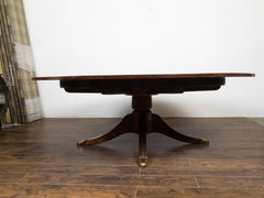 The Capstan, Baker Furniture Vintage Mahogany Dining Table with Extending Top