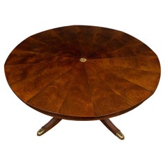The Capstan, Baker Furniture Vintage Mahogany Dining Table with Extending Top