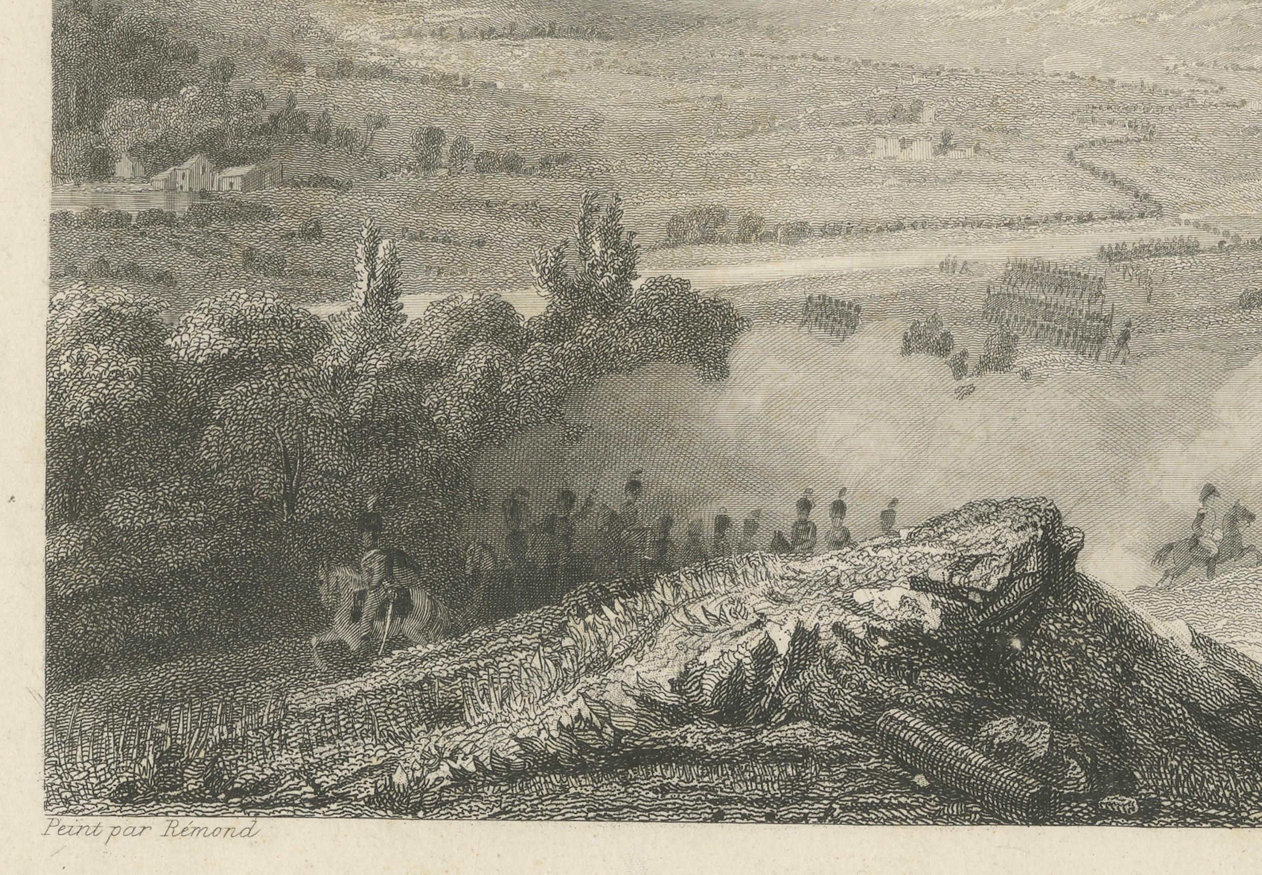 Die Gefangenschaft von Tarragona, 28. Juni 1811 – Dramatische Gravur des napoleonischen Krieges (Graviert) im Angebot