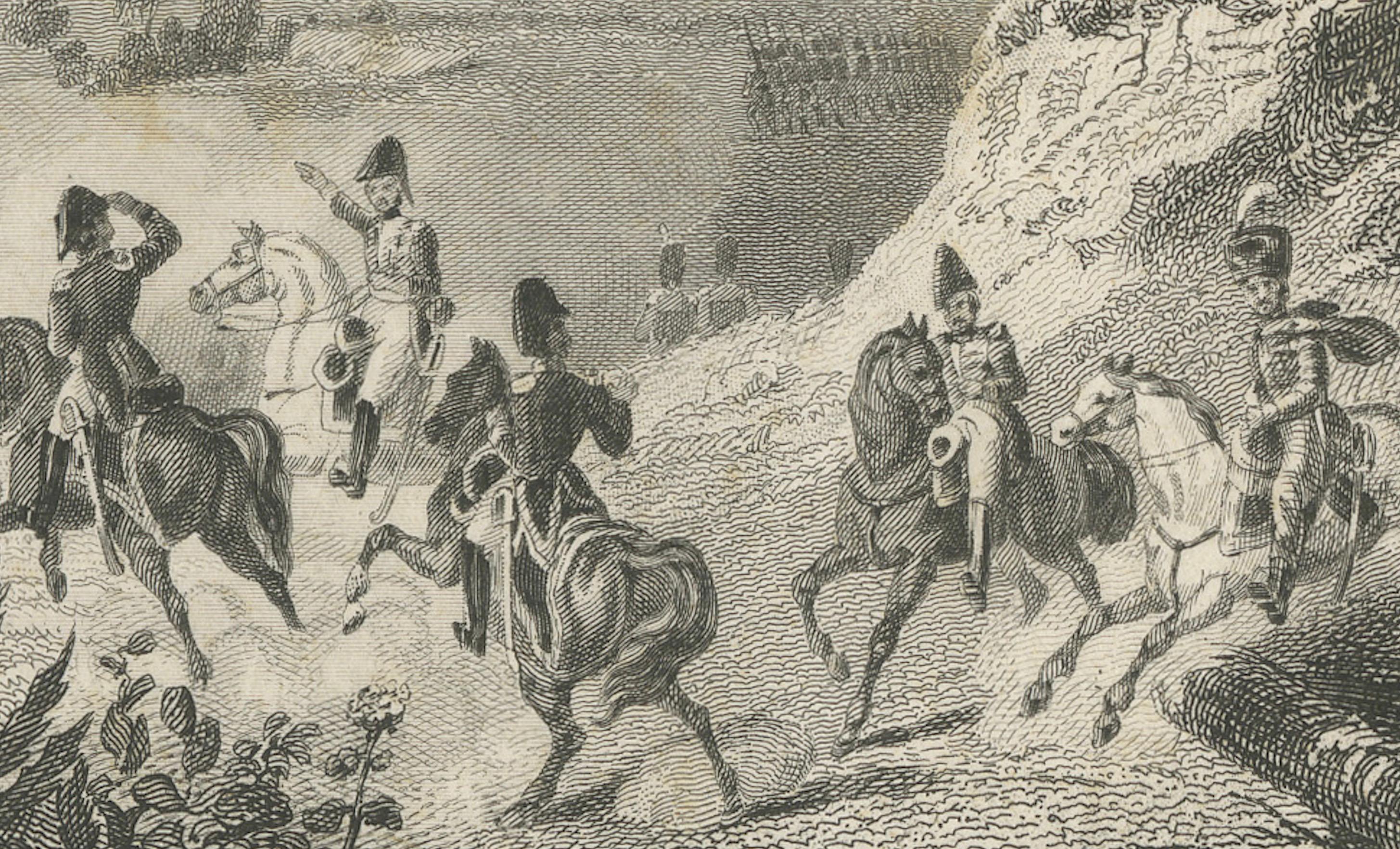Die Gefangenschaft von Tarragona, 28. Juni 1811 – Dramatische Gravur des napoleonischen Krieges im Zustand „Gut“ im Angebot in Langweer, NL