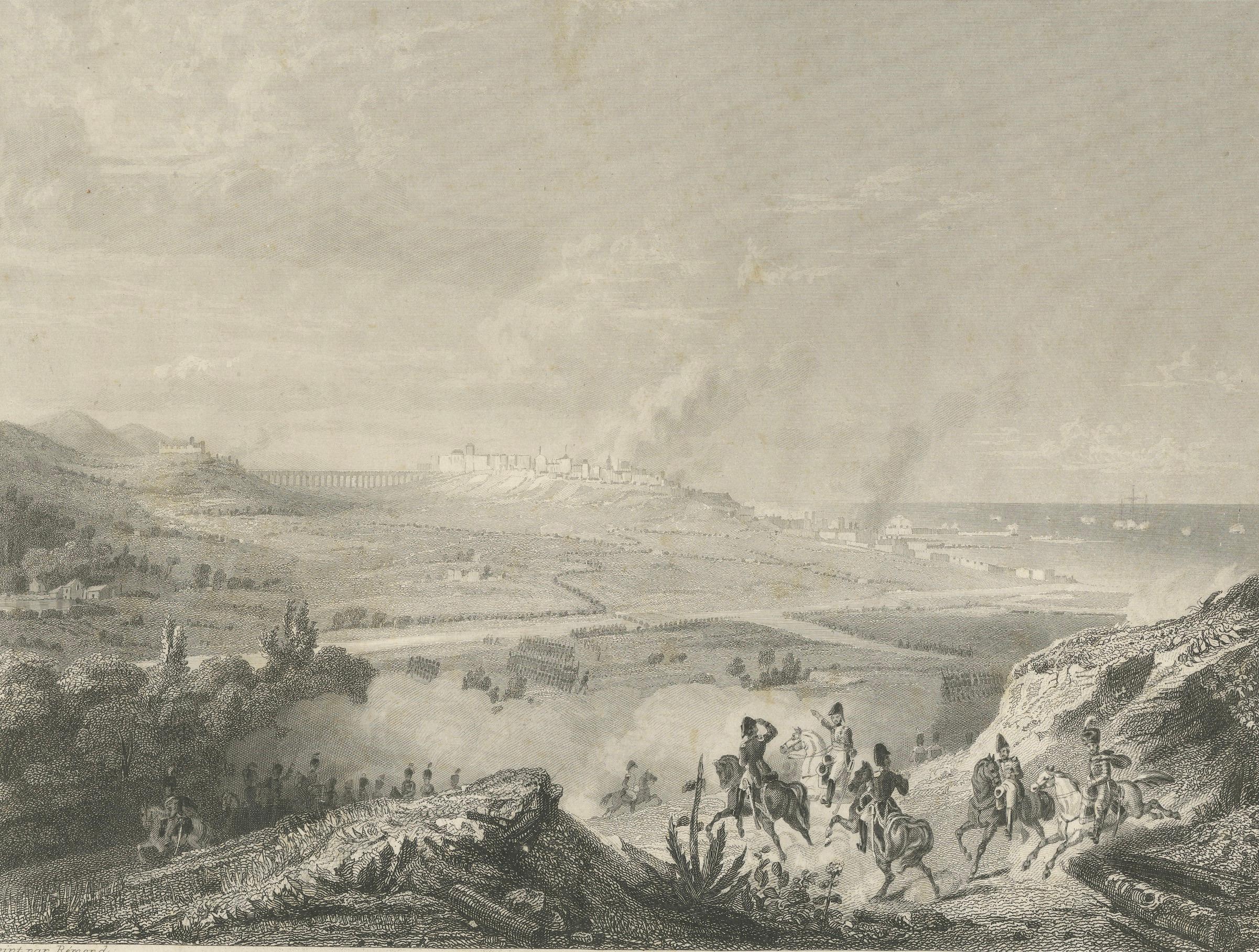Die Gefangenschaft von Tarragona, 28. Juni 1811 – Dramatische Gravur des napoleonischen Krieges (Papier) im Angebot