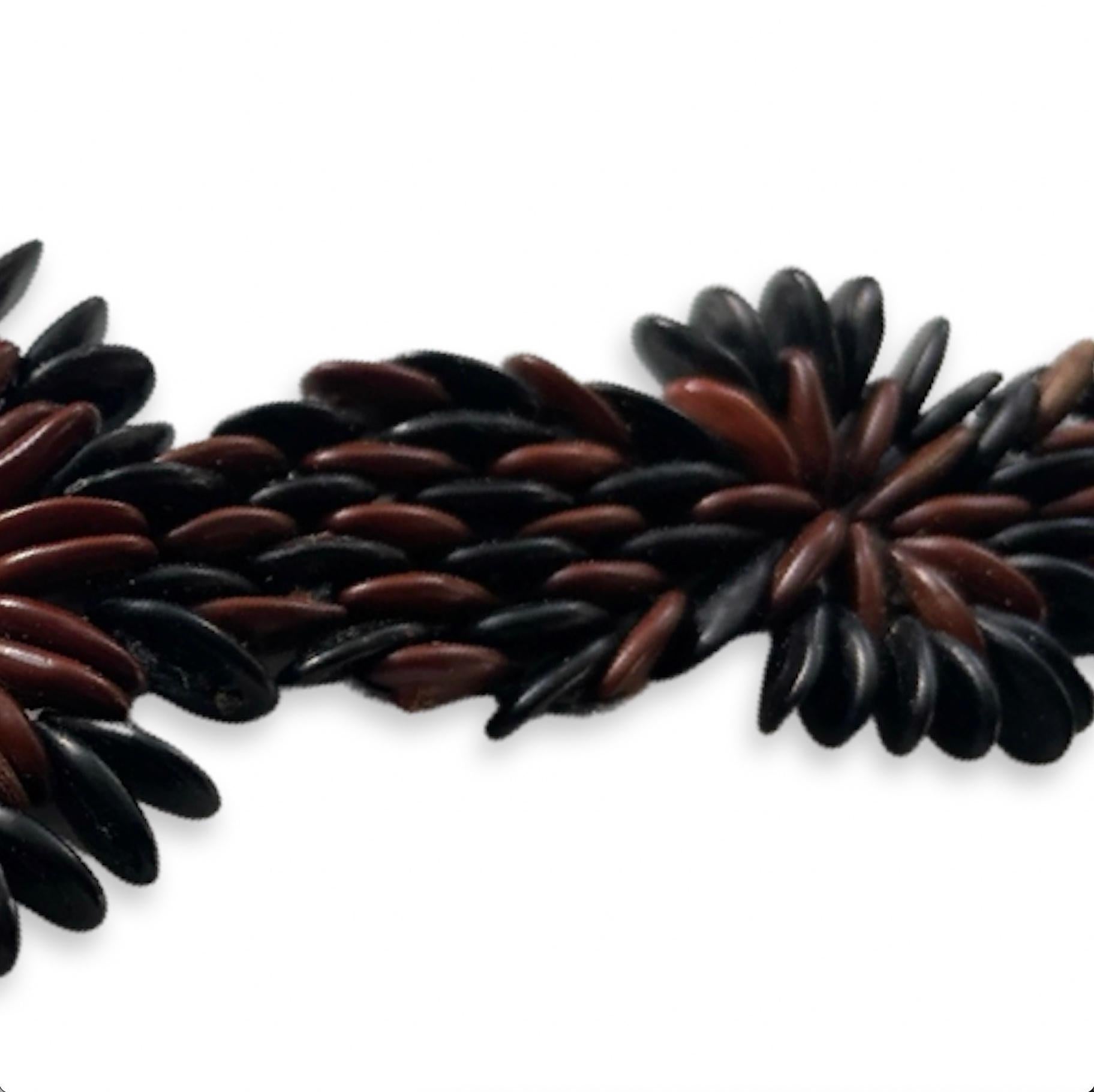 Artisan Carina Bracelet, Antiguan & Barbudan Wild Tamarind Seedwork For Sale