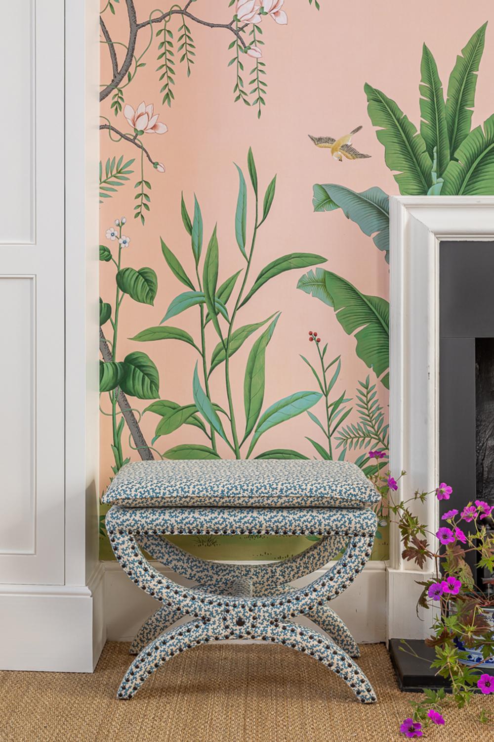 The Carla Stool takes its inspiration from the Greek Diphros stool and the Roman Sella Curulis, this smart curule stool features the classic curved base which is fully upholstered with a neat knife edge cushion pad as an elegant and softening touch.