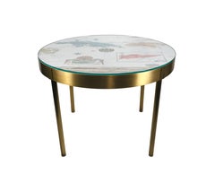 The Cartografico Card Table by David Duncan Studio