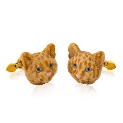 The Cat Cufflinks by Michael Kanners
