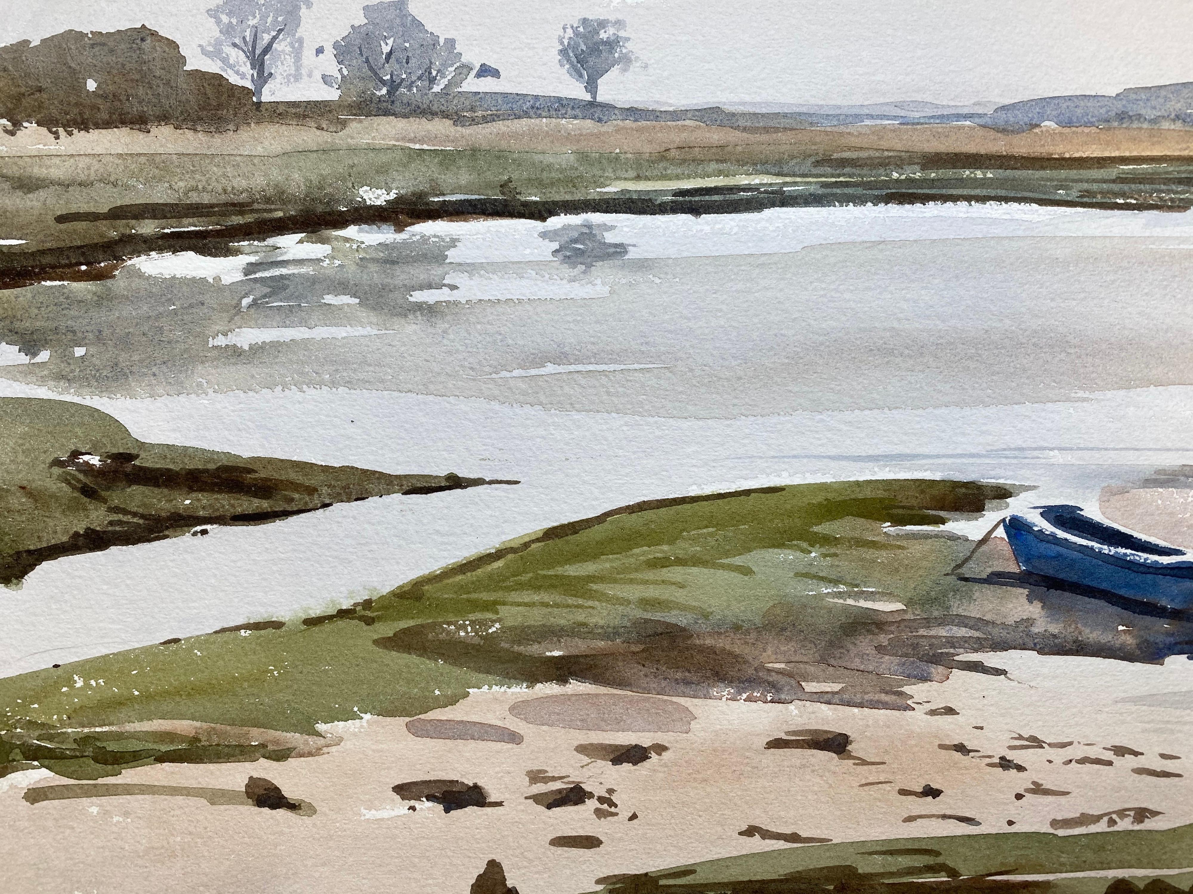 Other The Causeway Fresh Water, Signed Original British Watercolour Painting For Sale